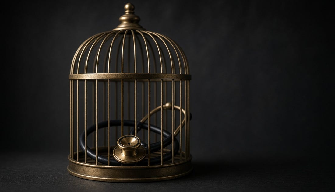 Stethoscope In Cage