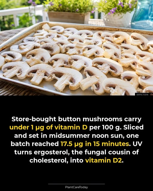 Sunbathe Your Mushrooms